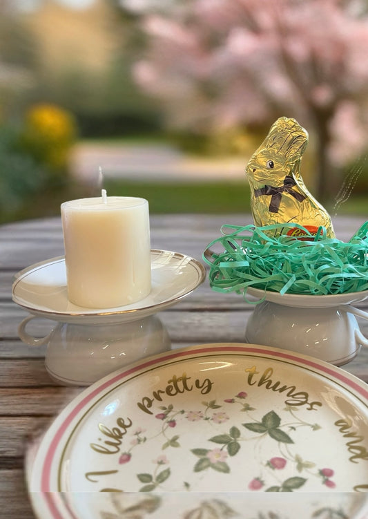 Cup & Saucer Candle Holder/Display