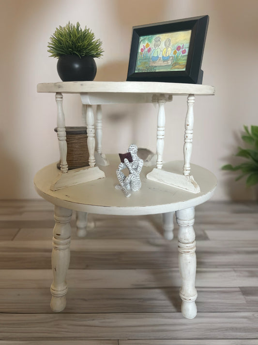 Tiered side table