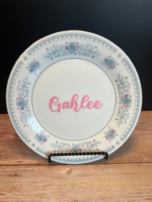Fine China Decorative Plate-Gahlee