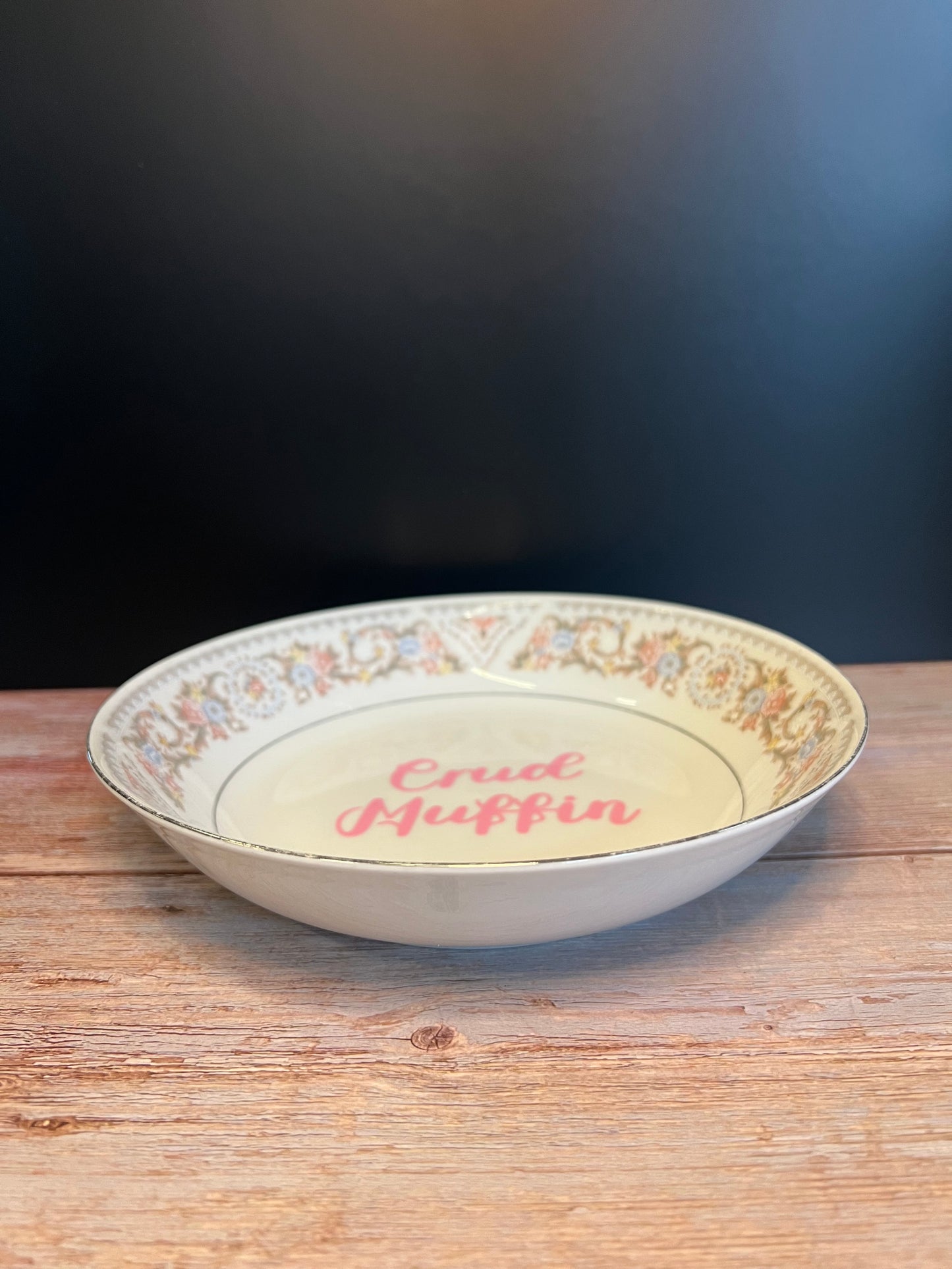 Fine China Decorative Bowl-Crud Muffin