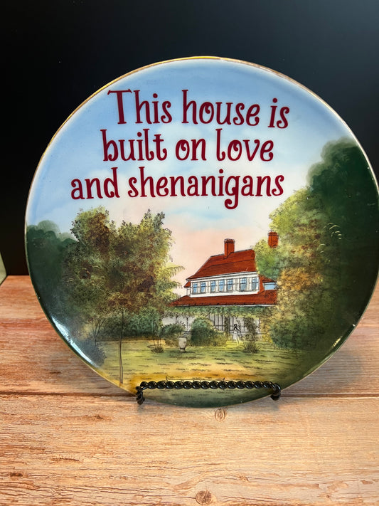 Fine China Decorative Plate-Shenanigans