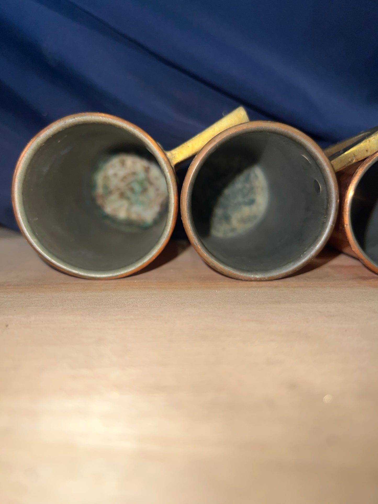 Vintage Copper & Brass Measuring Cups