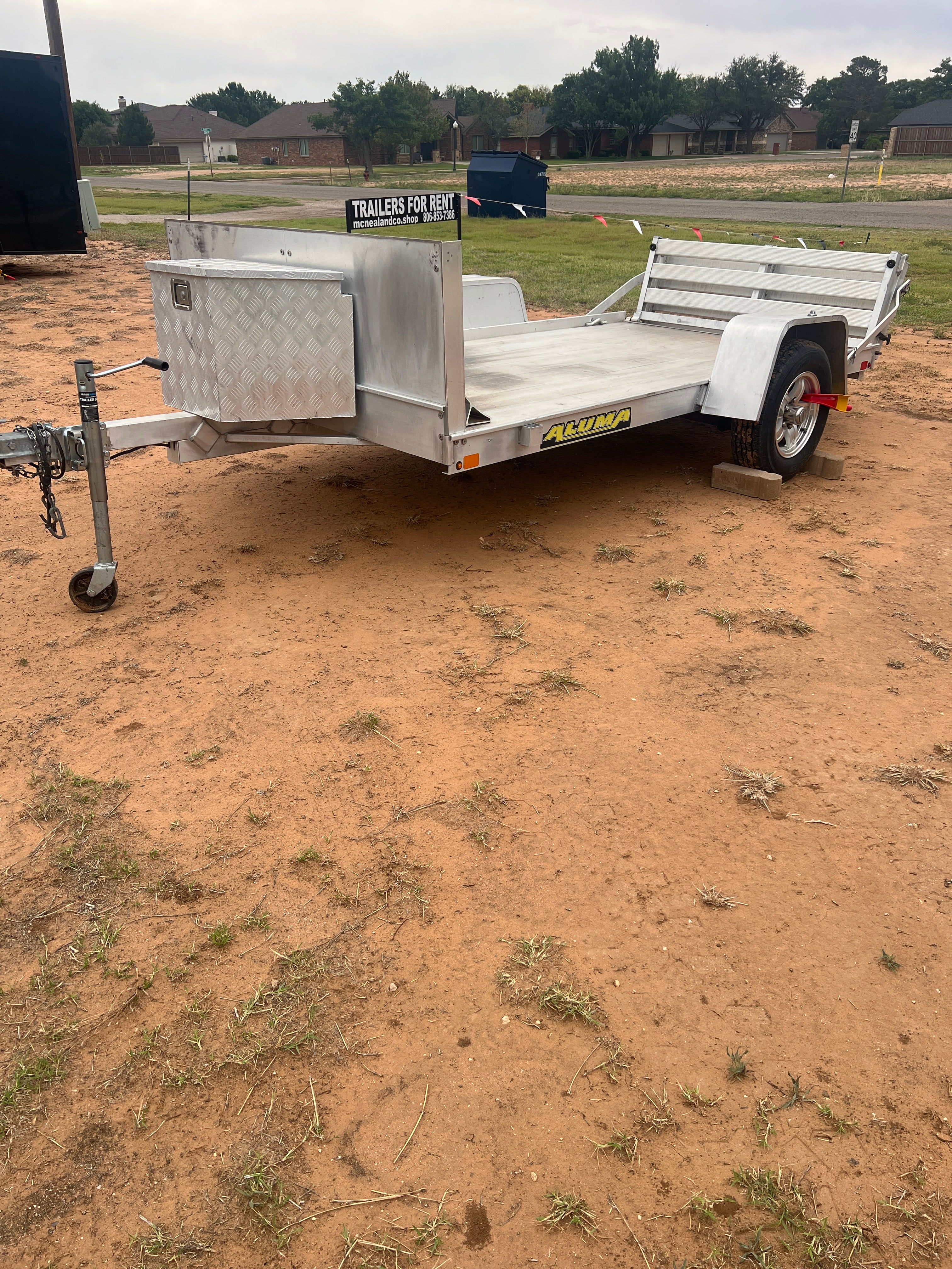 10' Aluma Utility Trailer