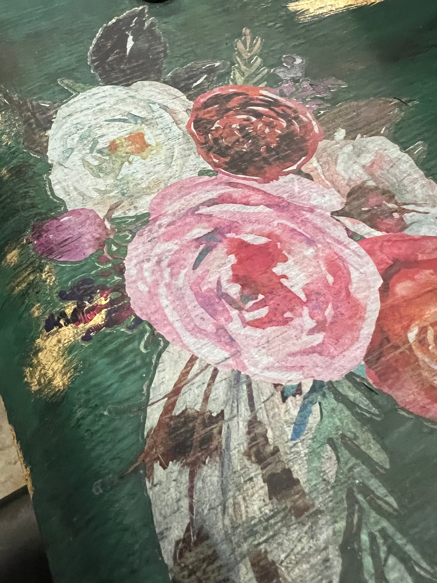 Counter Height Bar Stool-Metal Base with Painted Wood Seat and Back